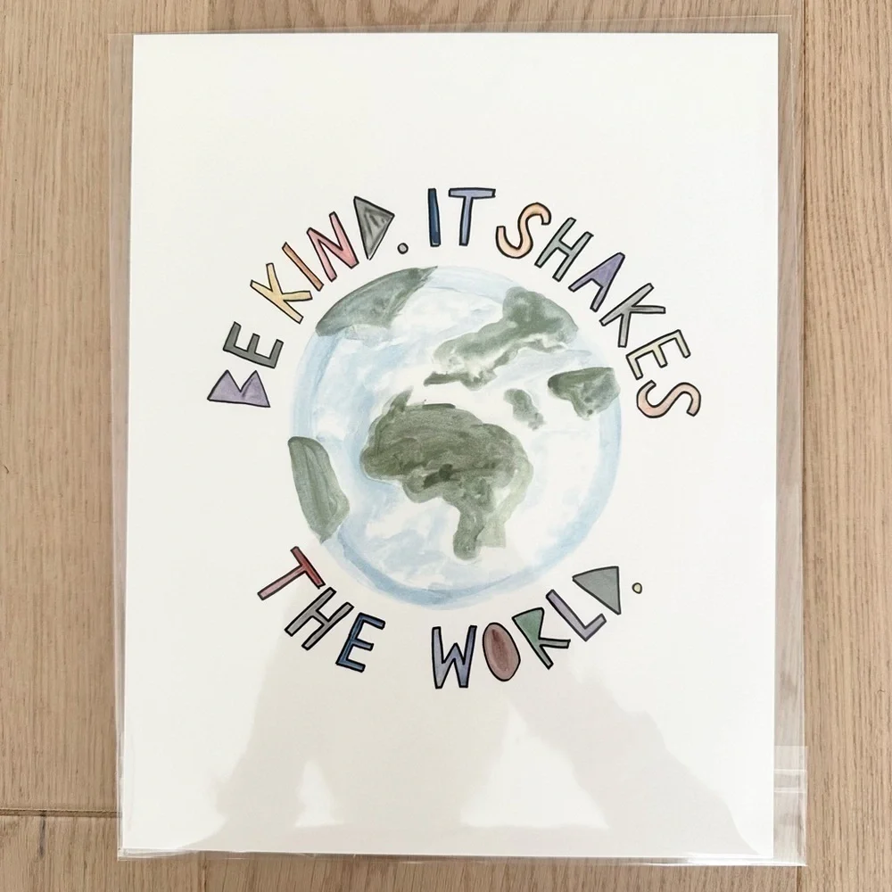 cleo wade “be kind” print